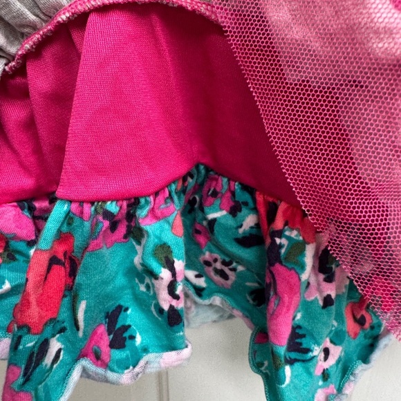 The Children’s Place 2T Girls Colorful Floral Skirt with Ruffles & Tulle - Picture 6 of 6